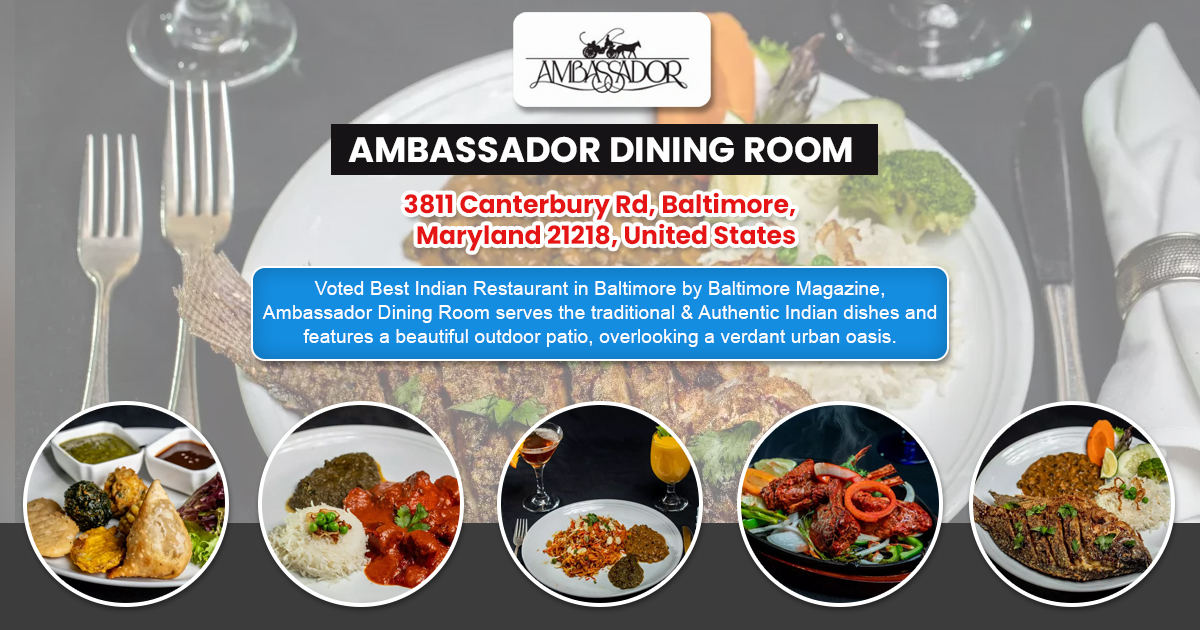 the ambassador dining room menu